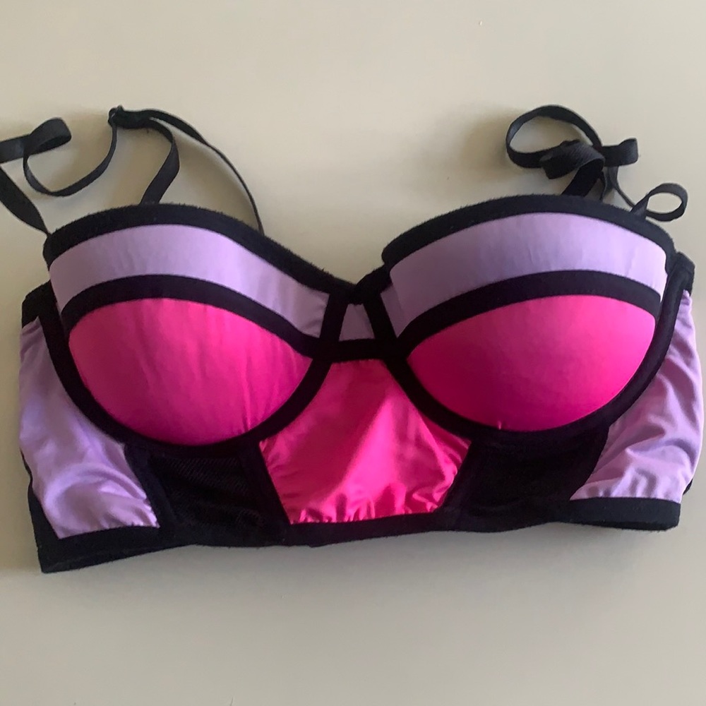 Cage bra bustier